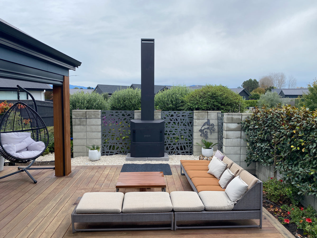 Pique Ascent Outdoor Fireplace