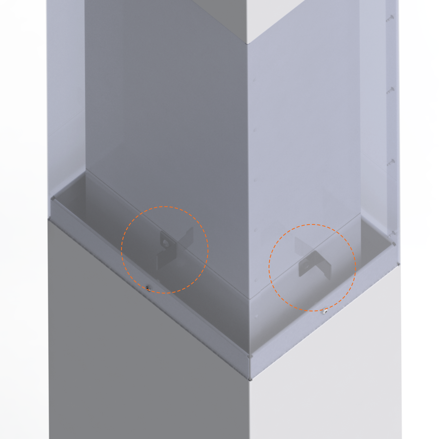 Pique Flue Extension Spider Brackets (4)
