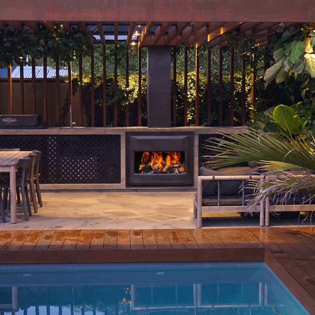 Pique Ascent Outdoor Fireplace